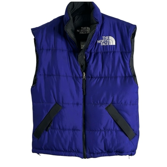 The North Face Jackets & Blazers - The north face woman purple puffer vest size xsmall